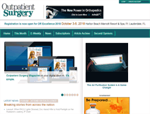 Tablet Screenshot of outpatientsurgery.net